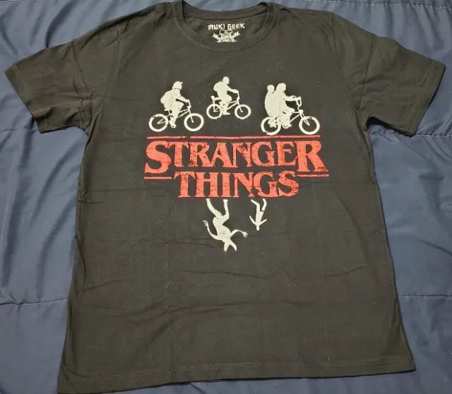 Camisa Stranger Things | Preta | Tamanho G