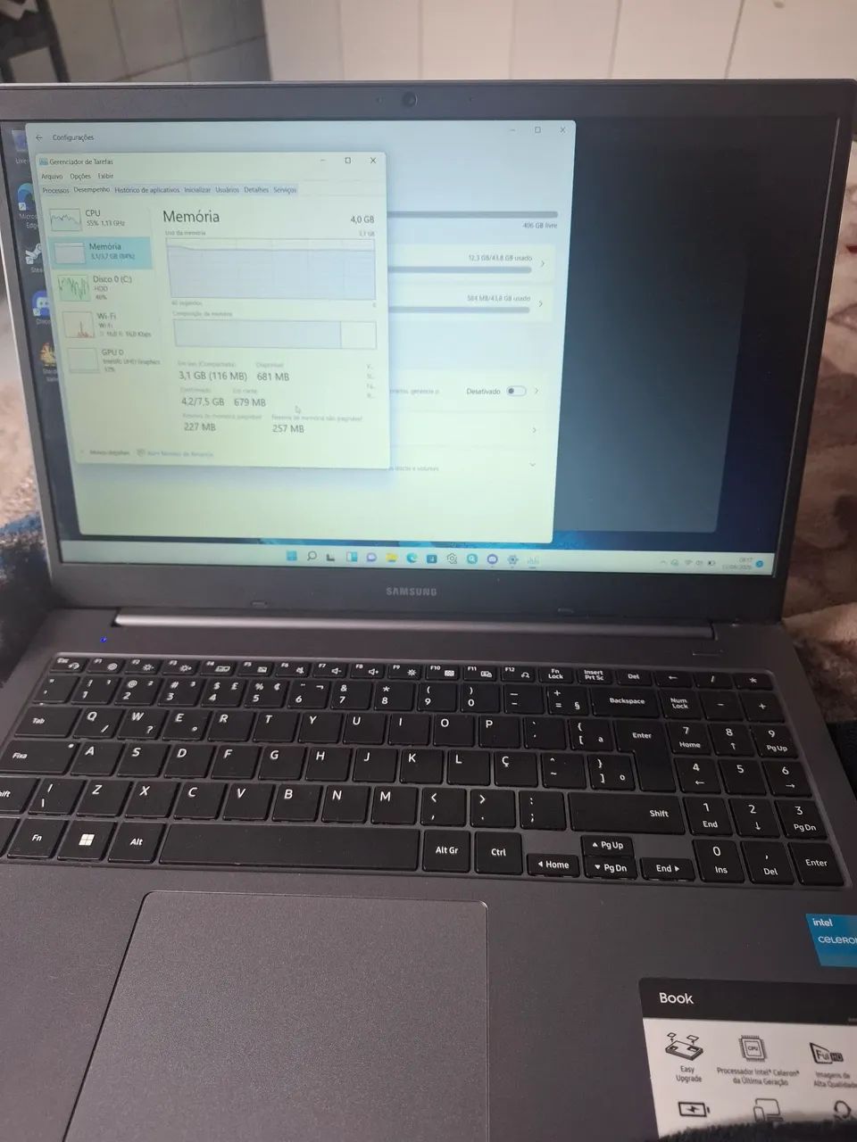 Notebook samsung