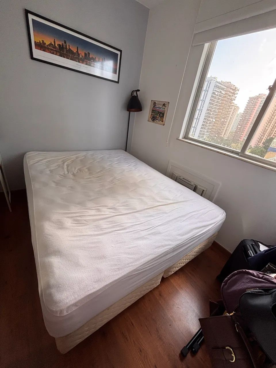 Cama queen size completa (base bipartida + colchão) - Foto 4