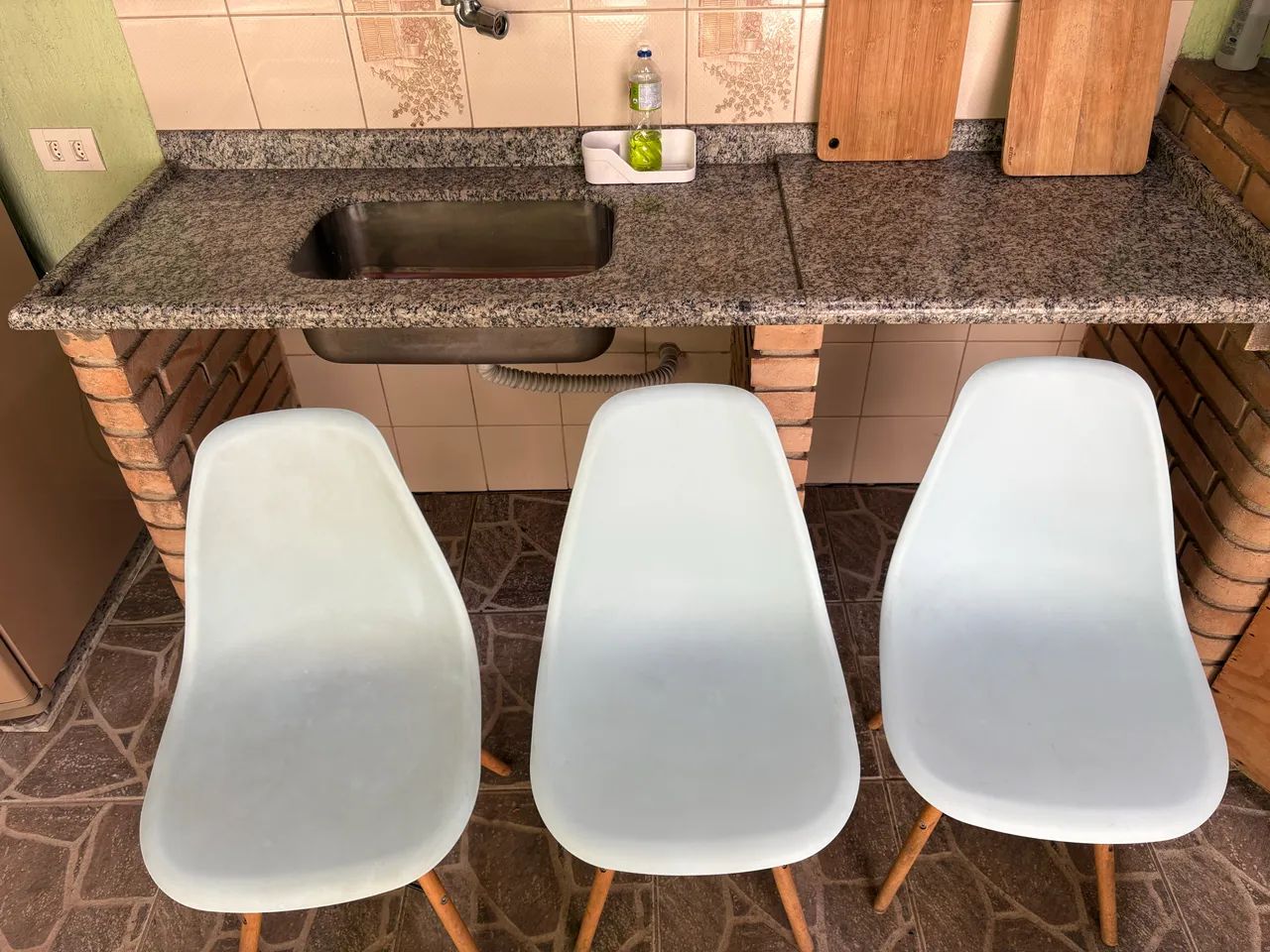 Cadeira Eames Eiffel Azul Bebê  - Foto 3