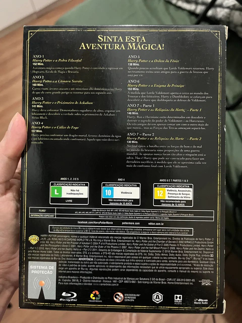 Blu-ray Harry Potter Completo - Foto 2