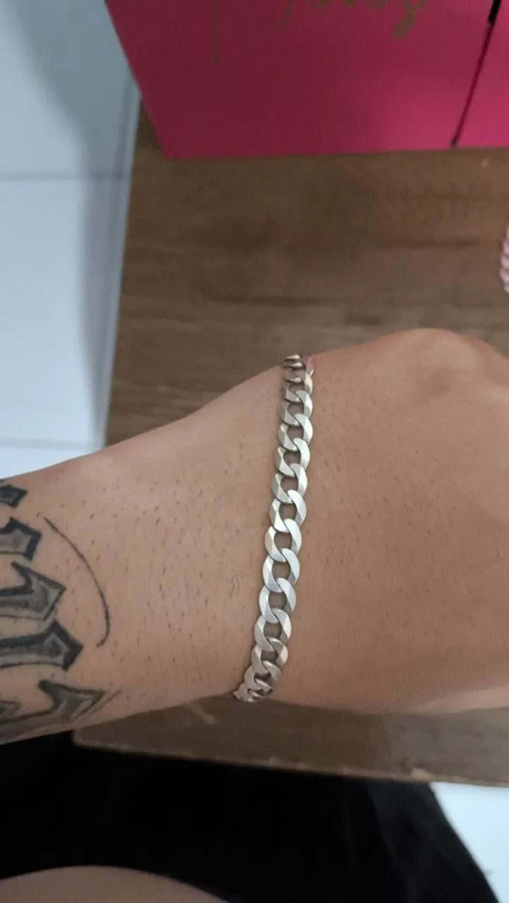  Pulseira prata 925 - Foto 2