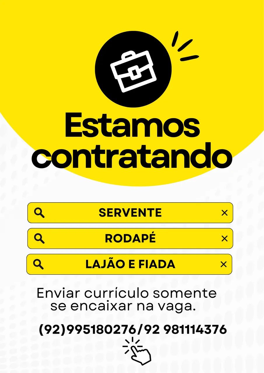 Vagas de emprego 