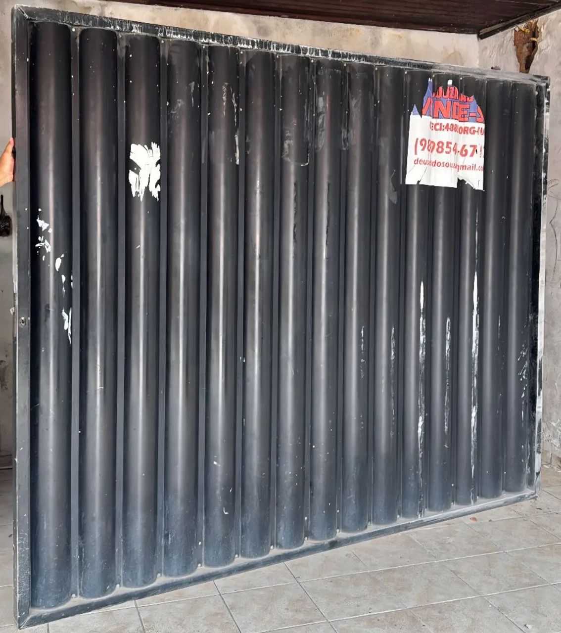 Selling Black Aluminum Gate in Perfect Condition