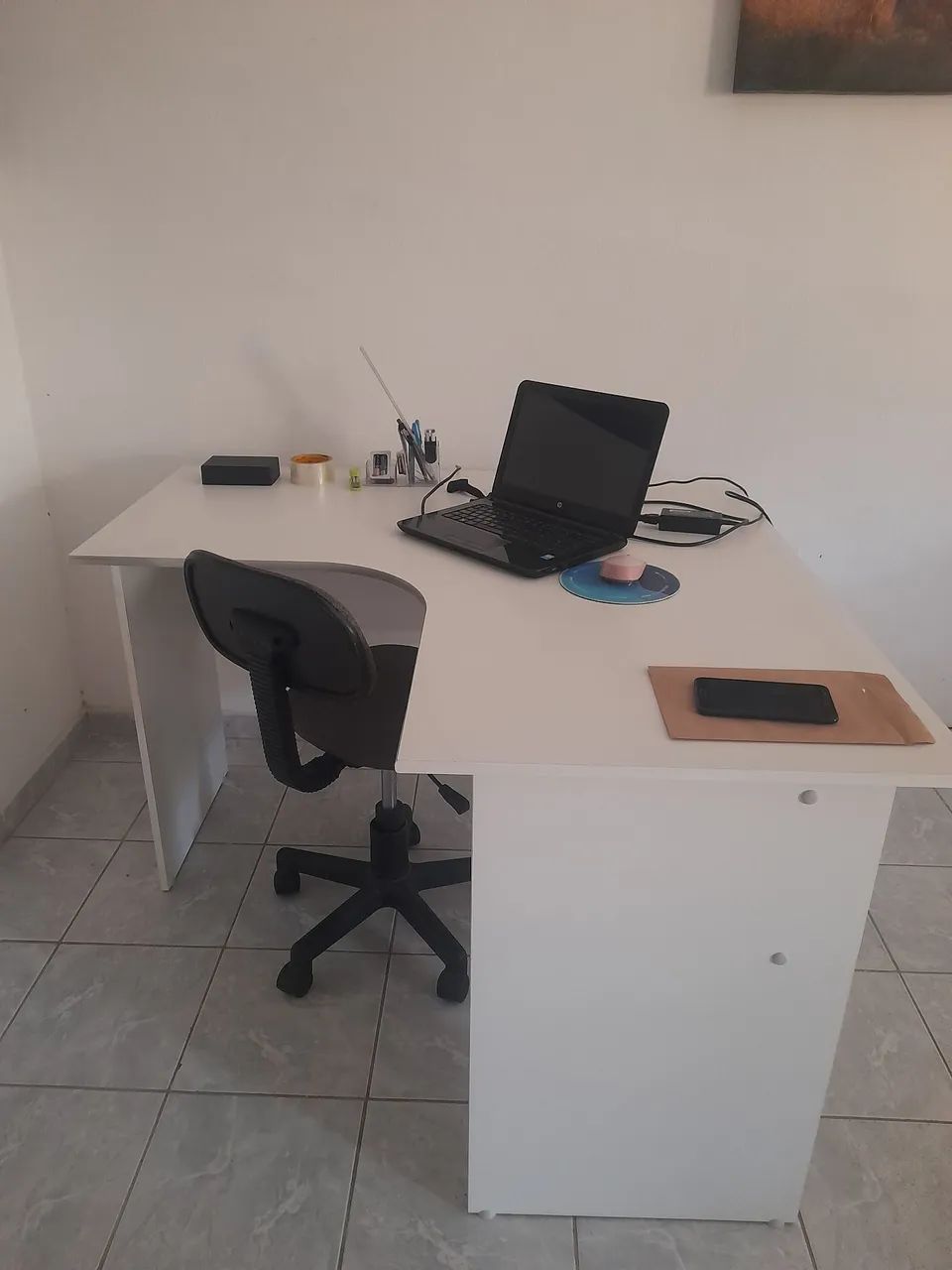 Mesa L para estudo