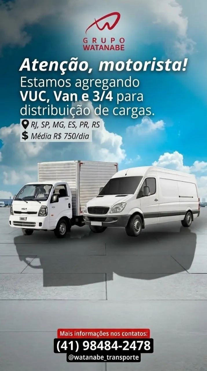 Agrega van, vuc e 3/4