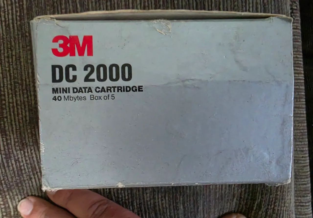 3M DC 2000 MINI DATA CARTRIDGE<br><br>40 Mbytes Box of 5