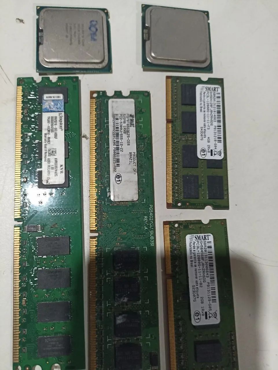 Kit de peças para PC - HD, Placas de Memória, Cooler e DVD-RW e notebook sucata  - Foto 6