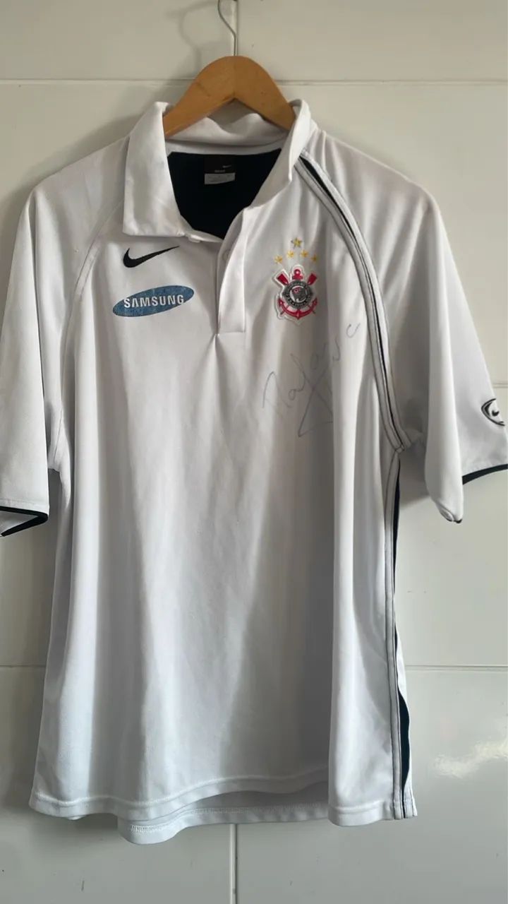 Camisa Corinthians autografada - Foto 4