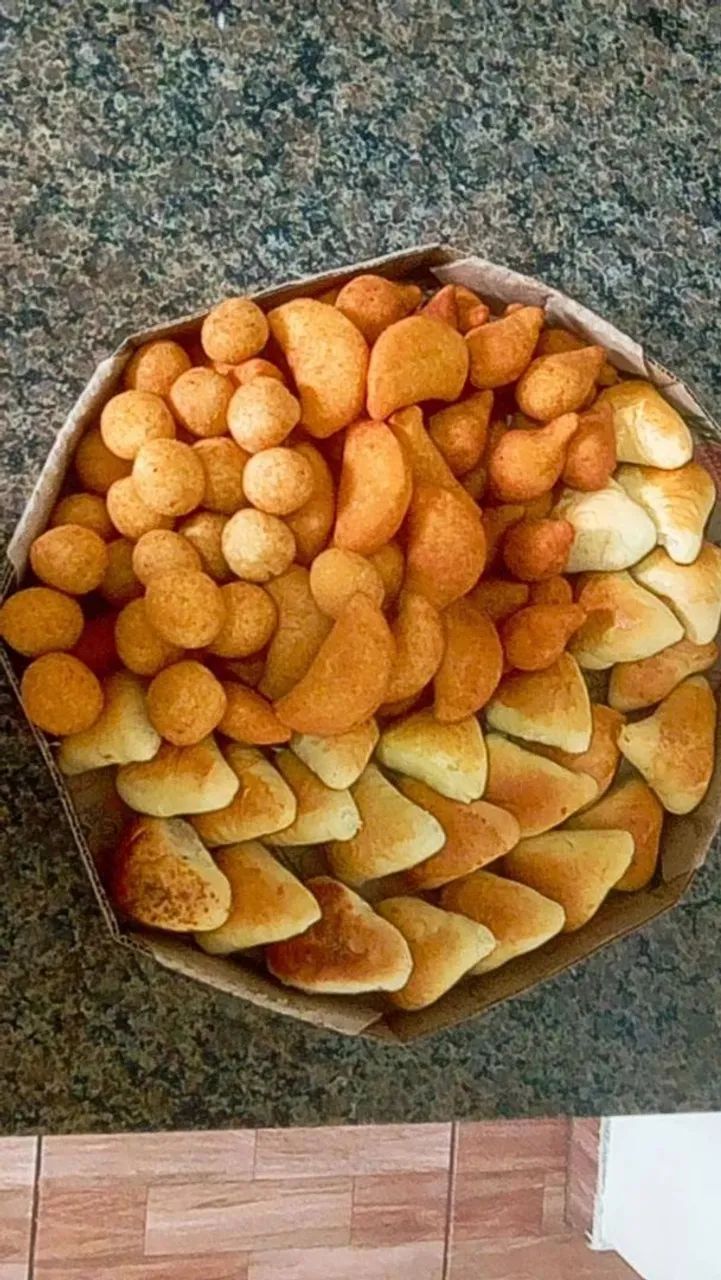 Salgados para festa de aniversário