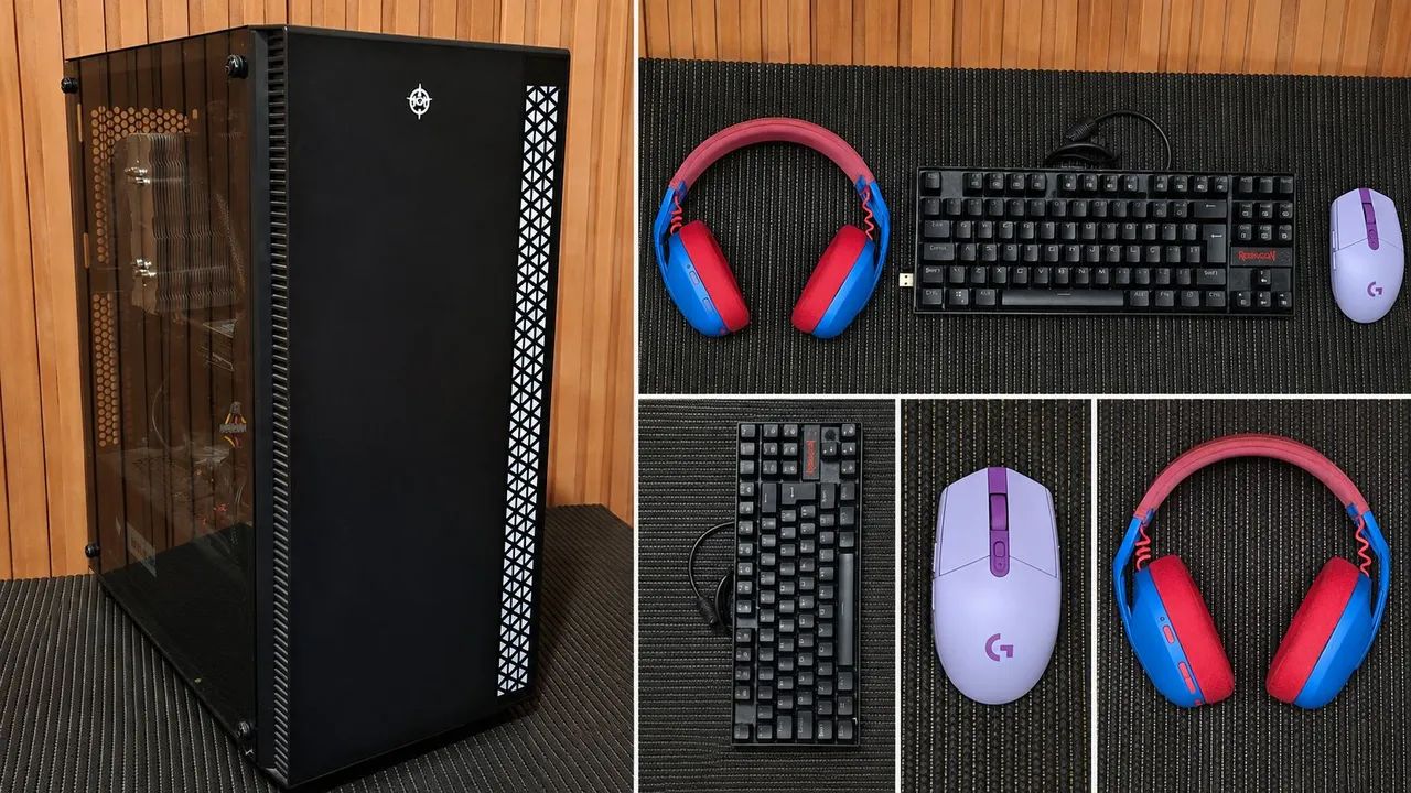 PC Gamer + Mouse e Teclado + Fone