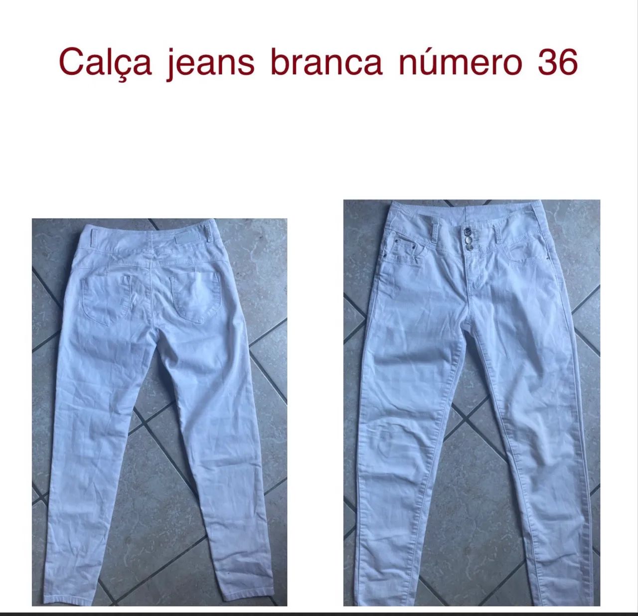 Calça jeans número 36  - Foto 3
