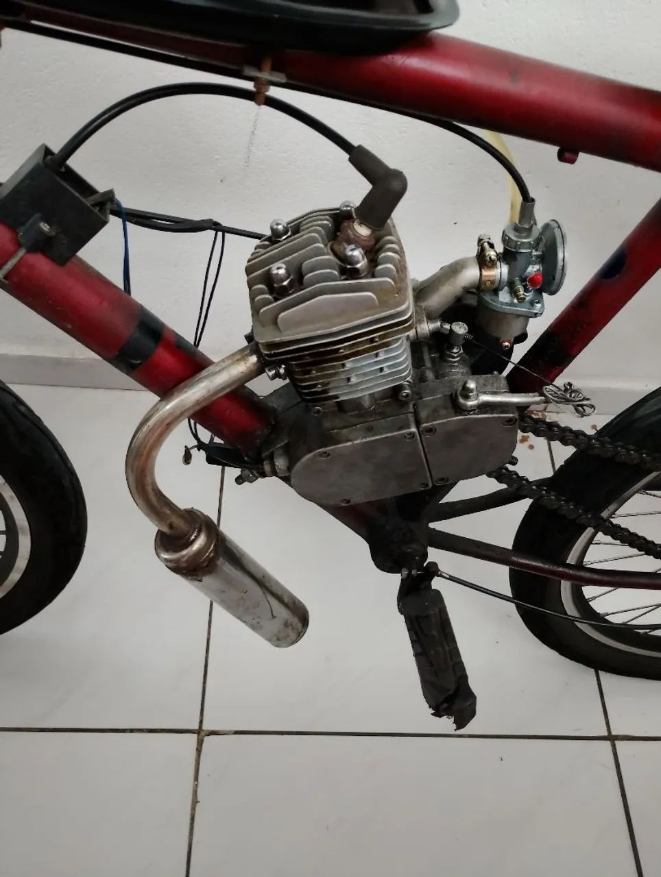 Bicicleta motorizada pronta para usar - Foto 5