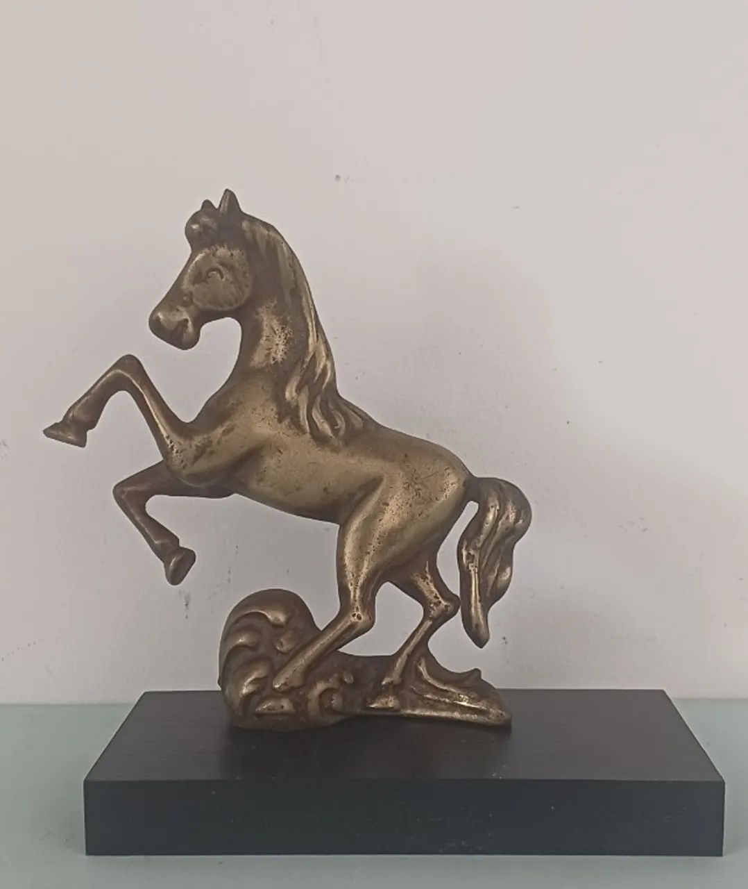 Escultura em bronze - 16 cm x 14 cm