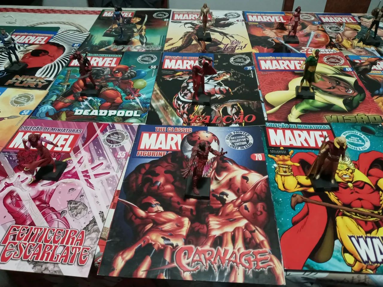 20 miniaturas diferentes de bonecos da coleção Marvel Eaglemoss - Foto 5