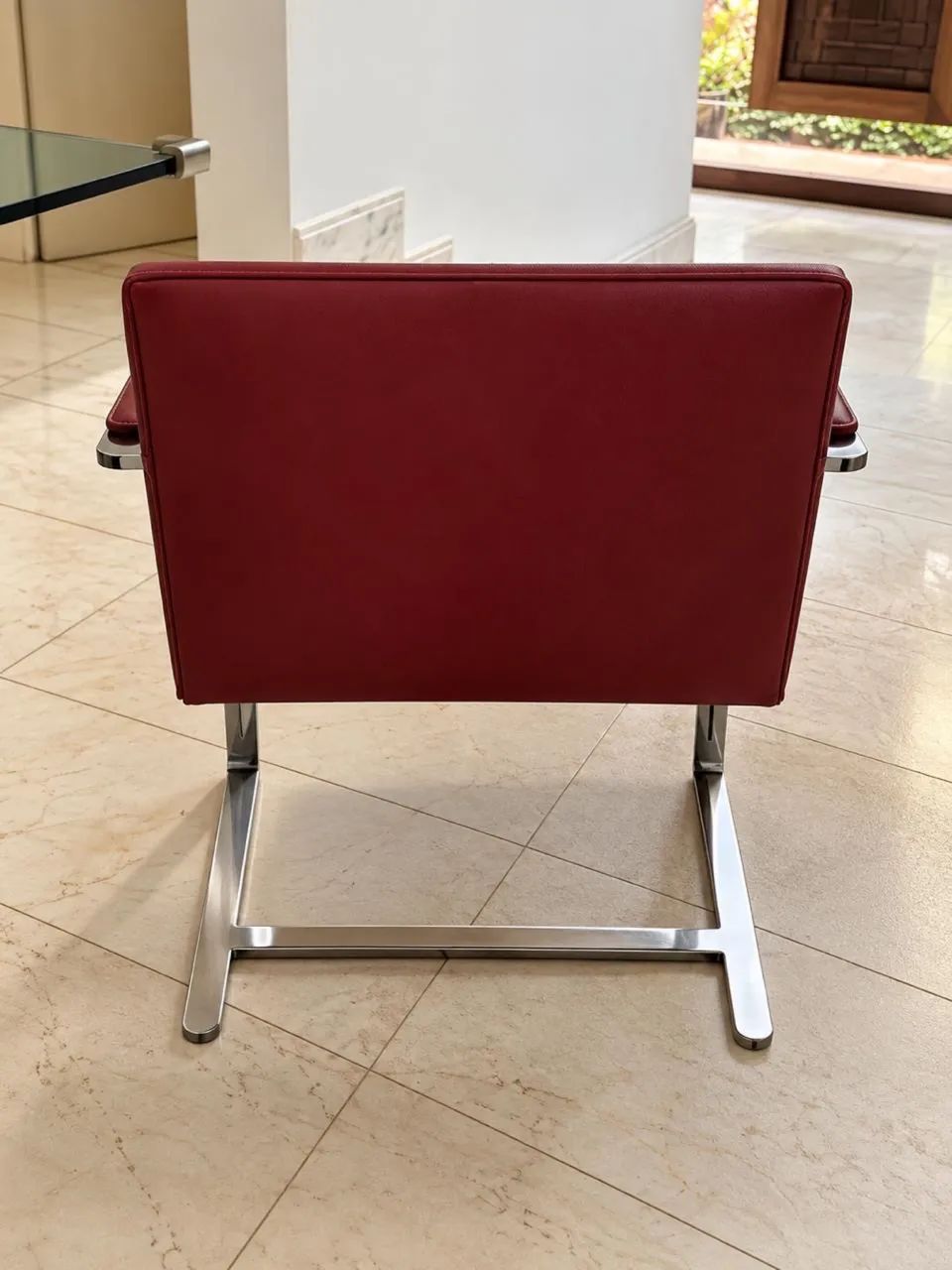 Cadeiras vermelhas para sala de jantar 