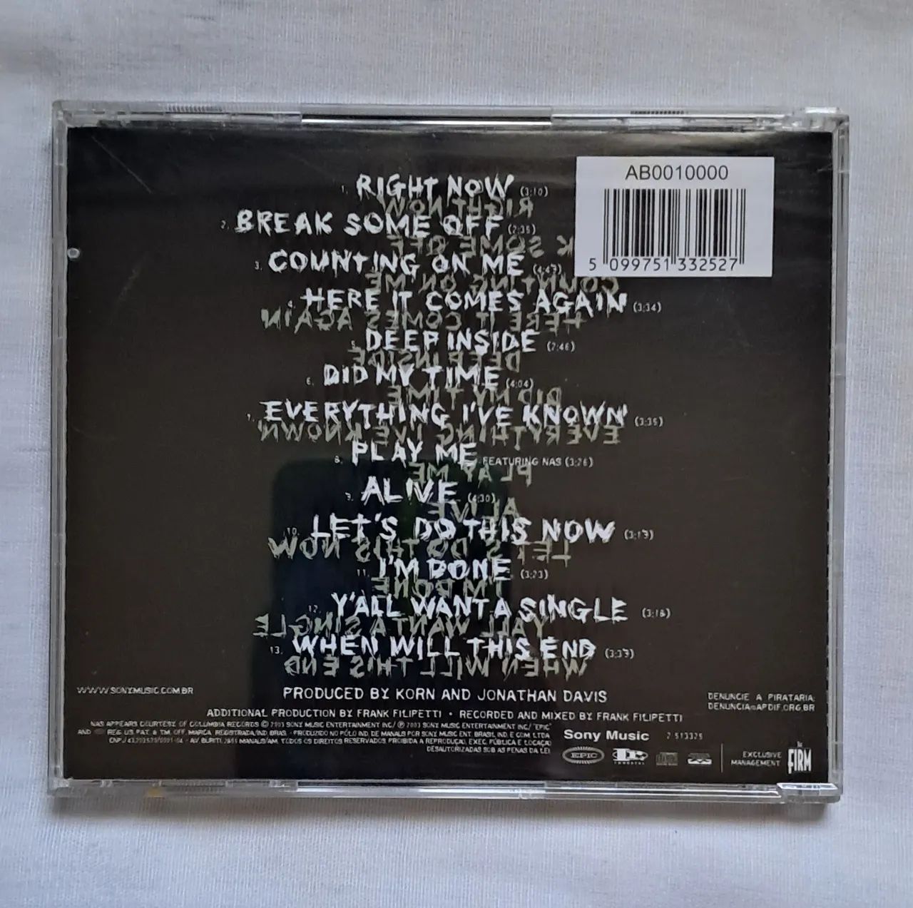 CD Korn Take a Look in the Mirror - Foto 3