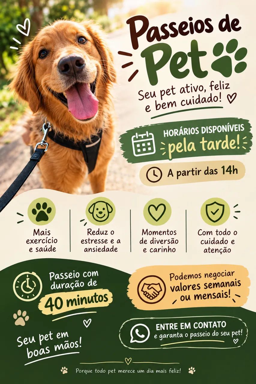 Passeios de pet 