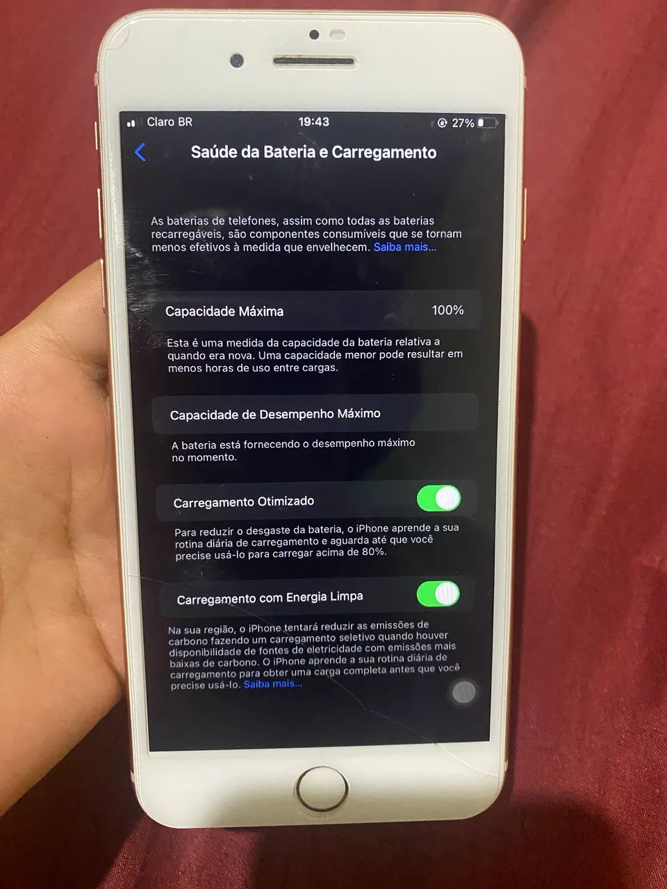 iPhone 8 Plus Conservado - Funciona Tudo, Apenas Touch Quebrado (Sem Digital) - Foto 4