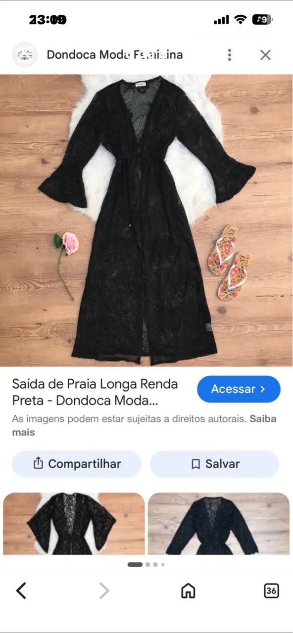 Saída de Praia Renda Preta - Foto 2