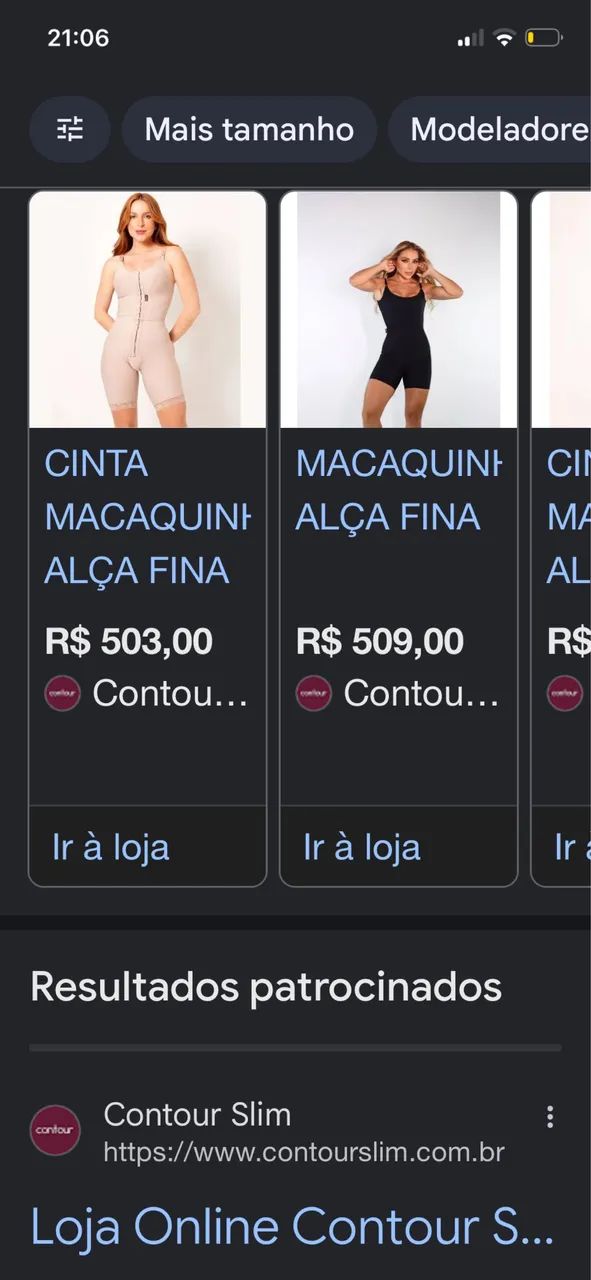 Cinta (pós abdominoplastia) Modeladora Macaquinho com alça fina - Foto 6