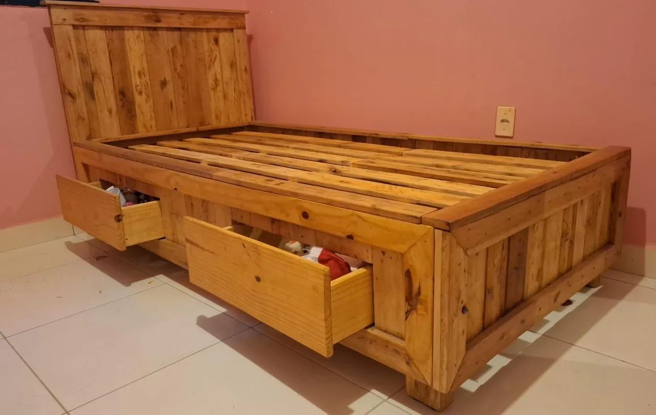 Cama madeira - Foto 4