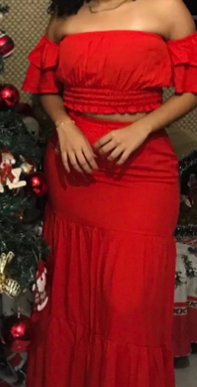 Conjunto verão vermelho  - Foto 2