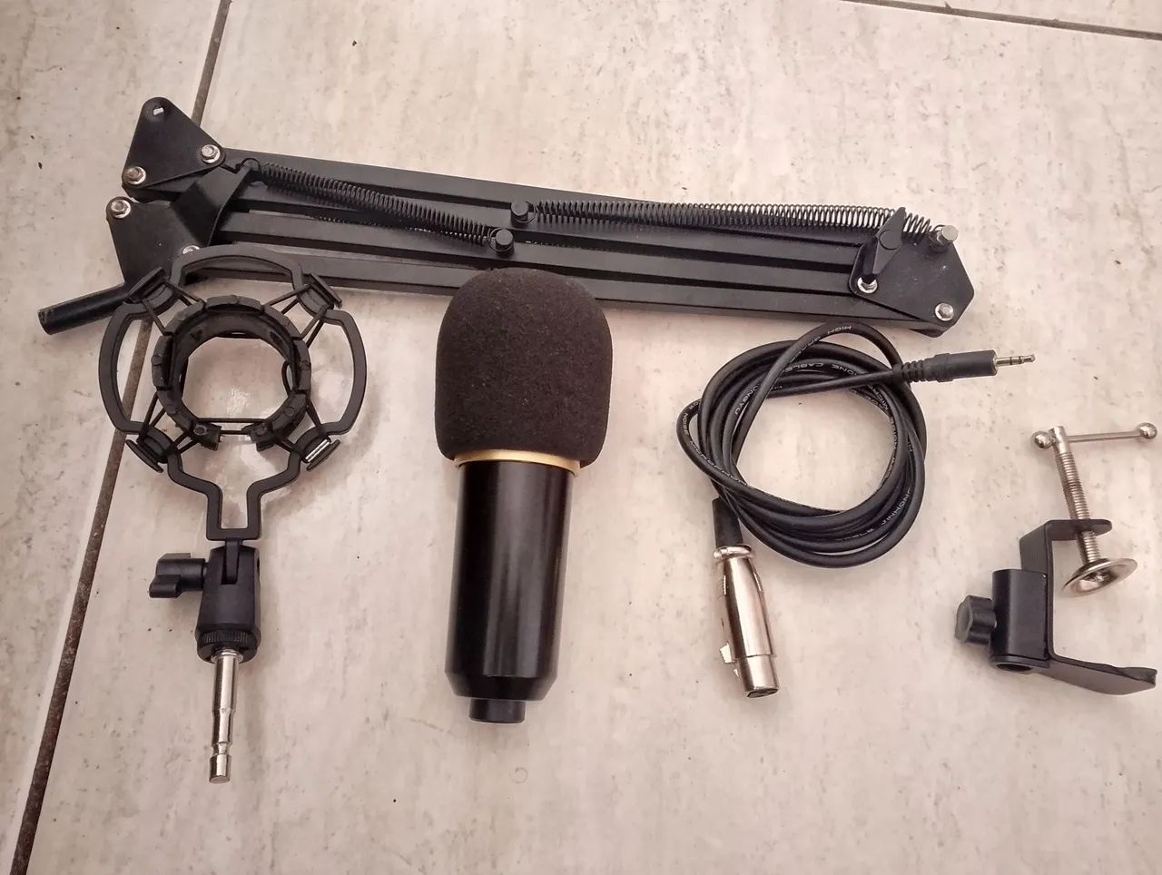 Microfone para gravação profissional 