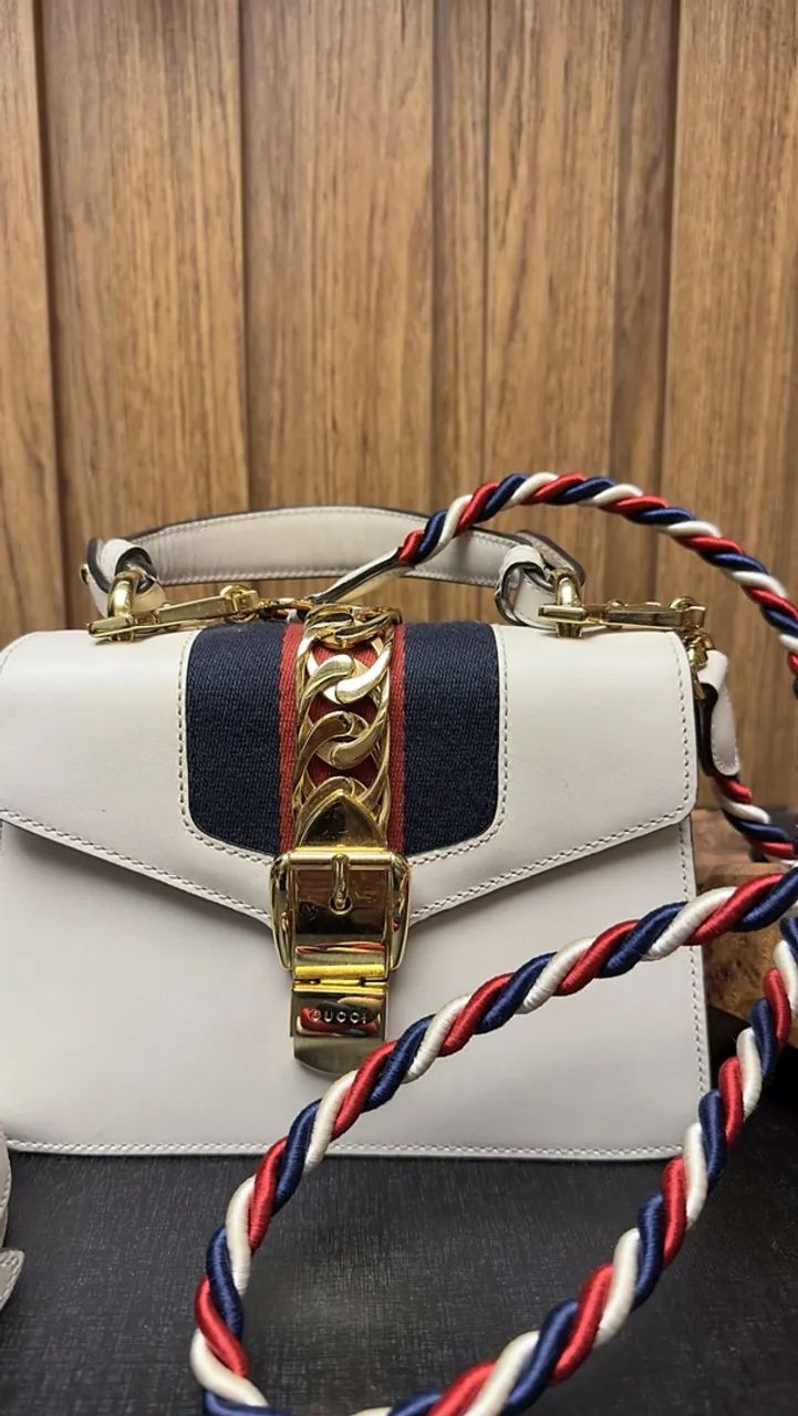 Gucci Sylvie Mini Top Handle ORIGINAL  - Foto 5