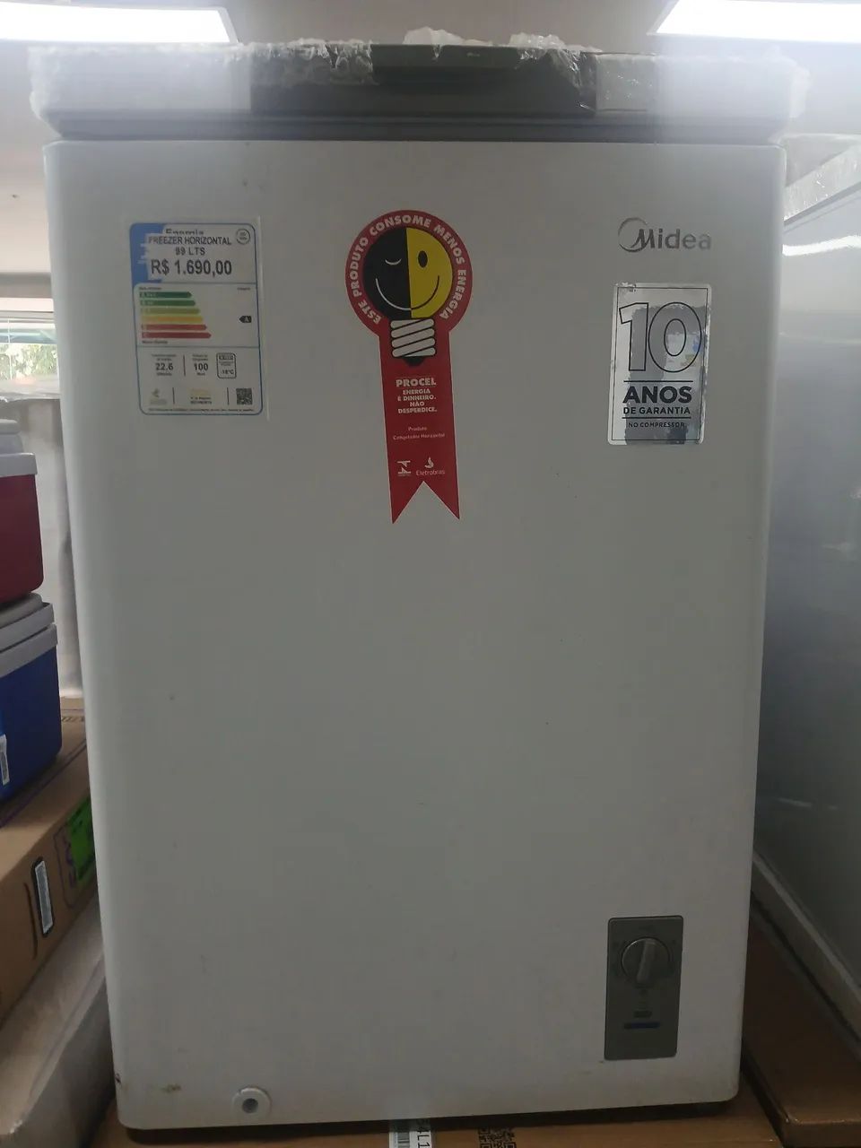 Freezer horizontal Midea 99 lts