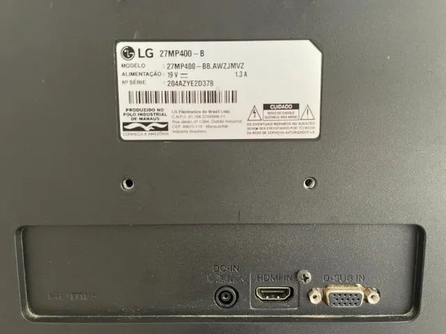 Monitor LG IPS 27' polegadas 27MP400 - Foto 3