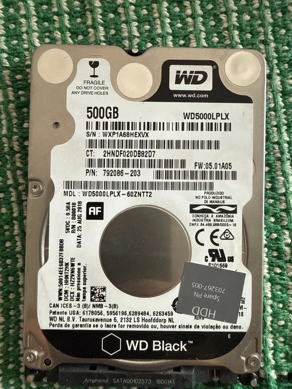 HD 500gb WD