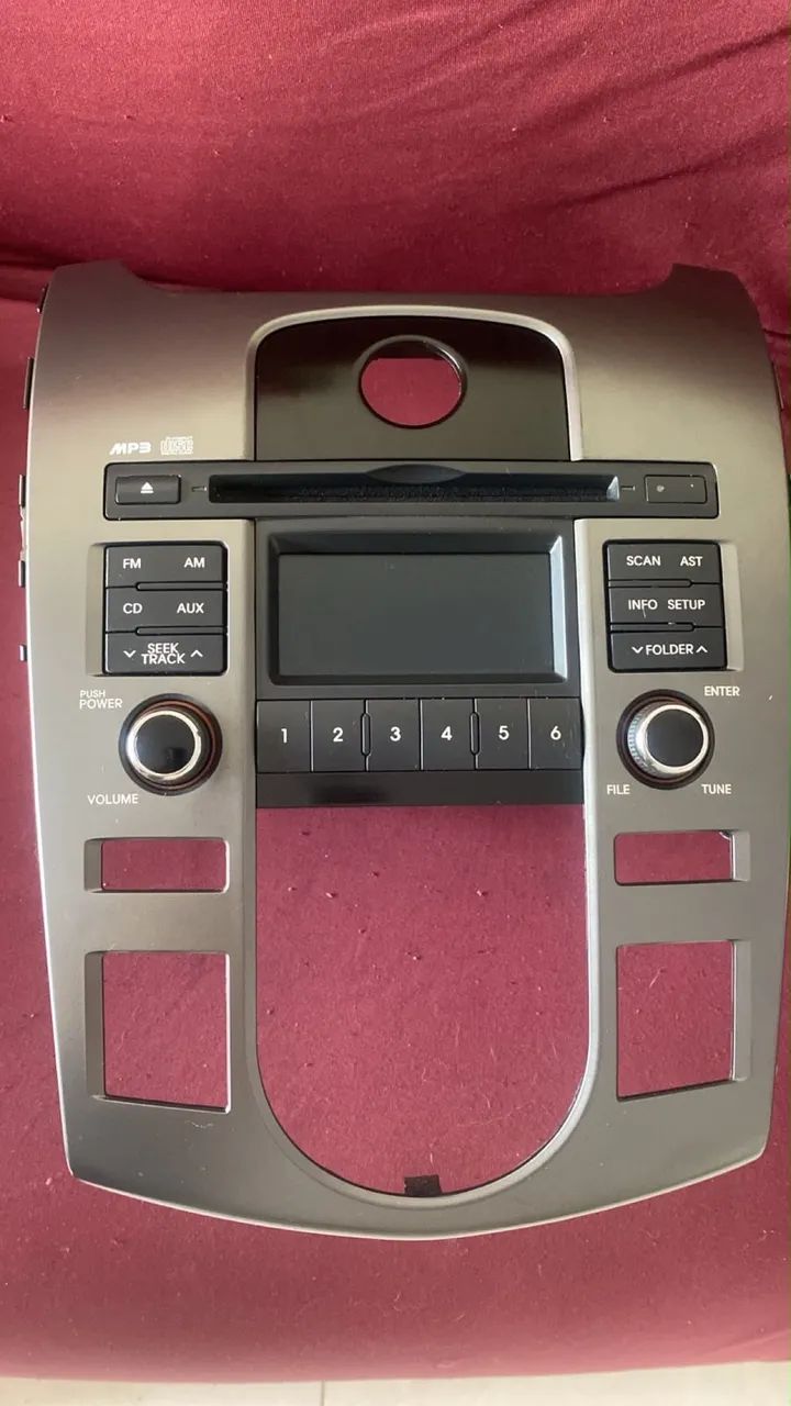 Toca cd original do kia cerato 