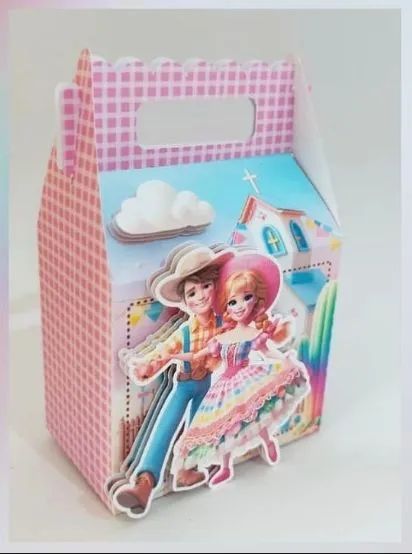 Personalizados Barbie junina 3D rosa  - Foto 5