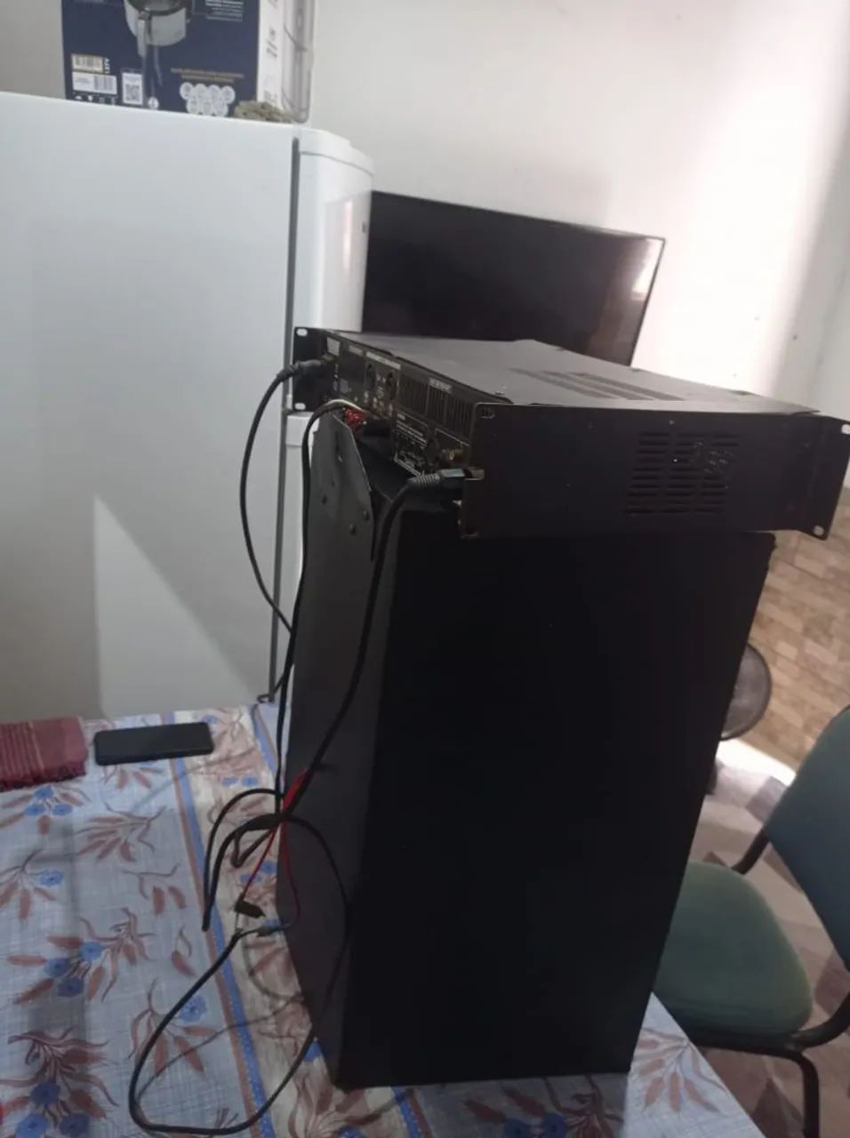 Caixa de som, mesa, amplificador  - Foto 3