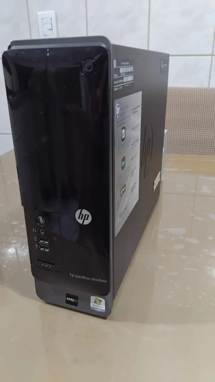 PC HP Compaq Slim - Athlon II X2 / 8GB RAM / Funcionando - Foto 2