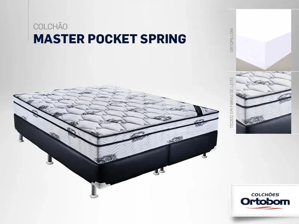 Colchão Master Pocket Spring King Size Ortobom