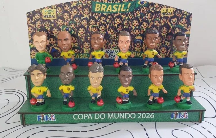 Bonecos Mini Craques Seleção Brasileira - Foto 2