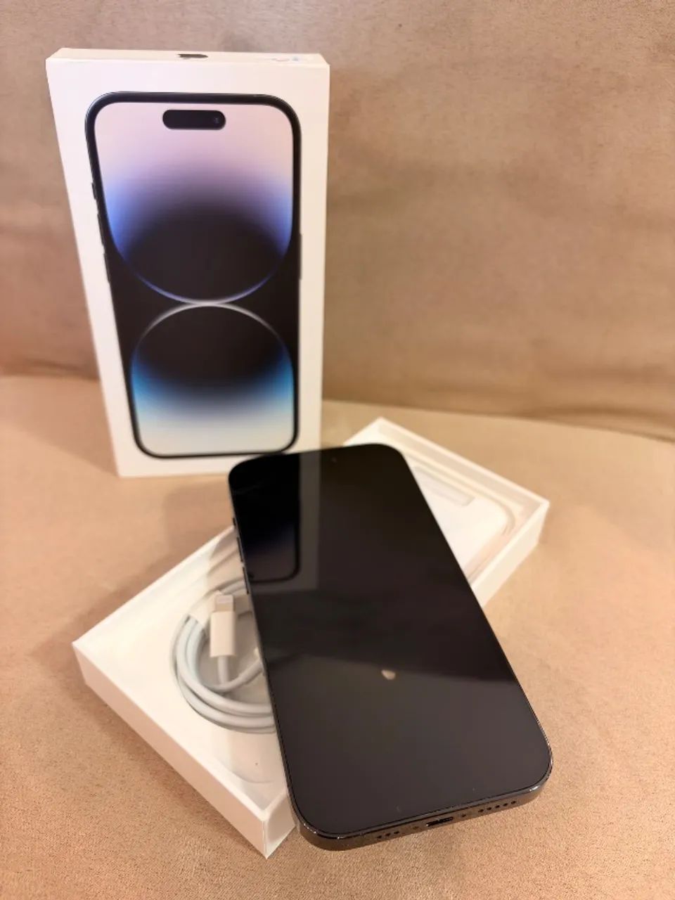 iPhone 14 Pro 256GB Preto excelente condição - 79% bateria - Foto 4