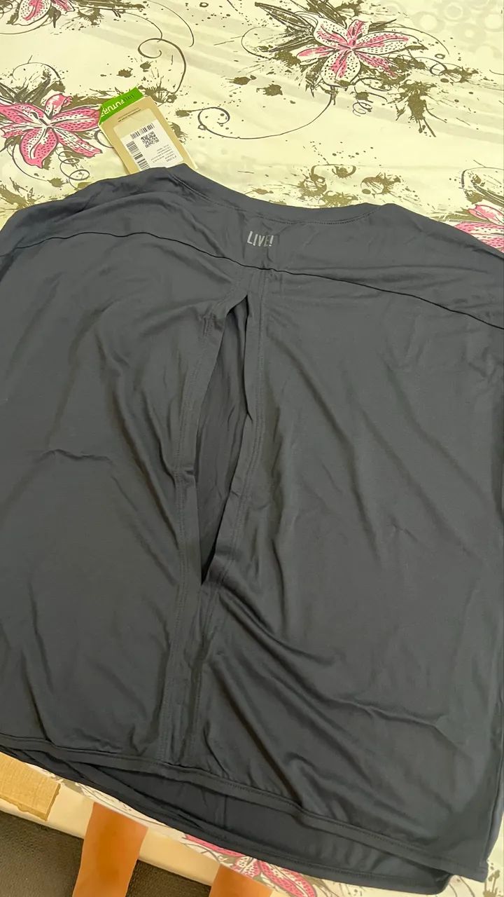 Blusa Preta LIVE Nova Original Treino - Foto 3
