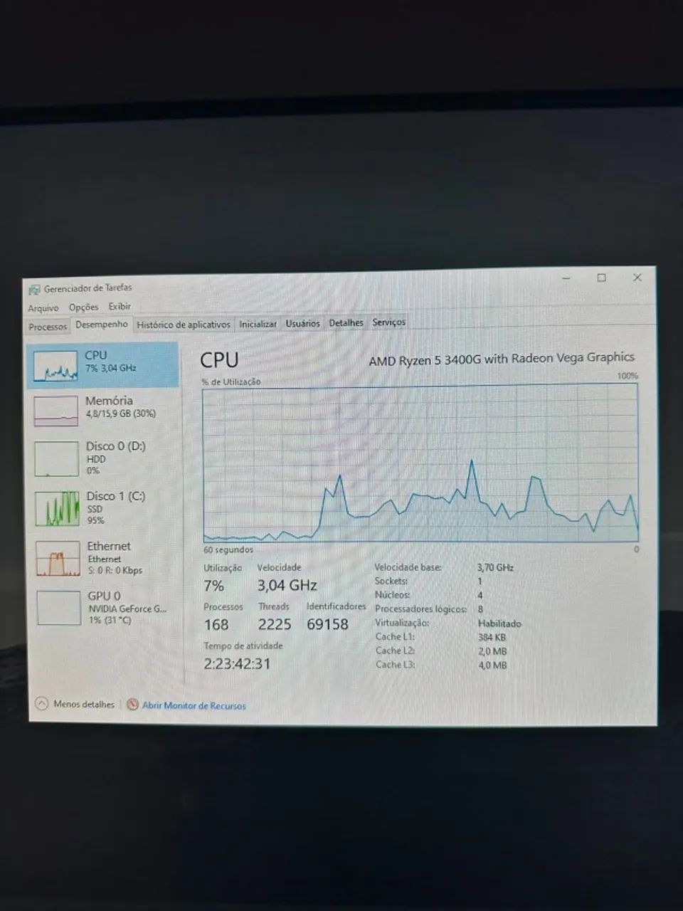 AMD Ryzen 5 3400G Radeon Vega Graphics