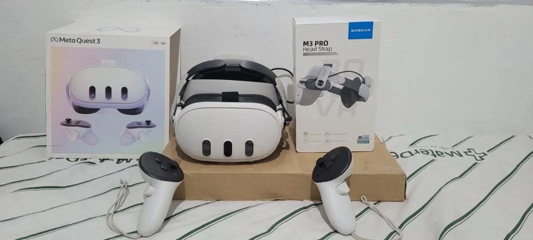 Meta Quest 3 + BoboVR M3 PRO - Periféricos e Acessórios de