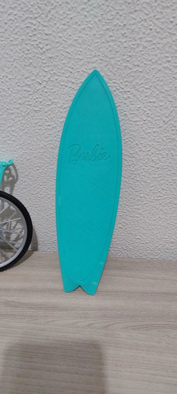 Bicicleta Barbie original Mattel + Prancha de Surf - Foto 5