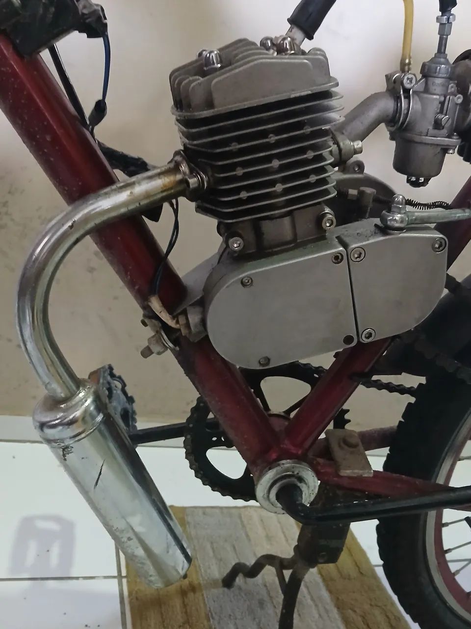 Bicicleta motorizada 80cc - Foto 5
