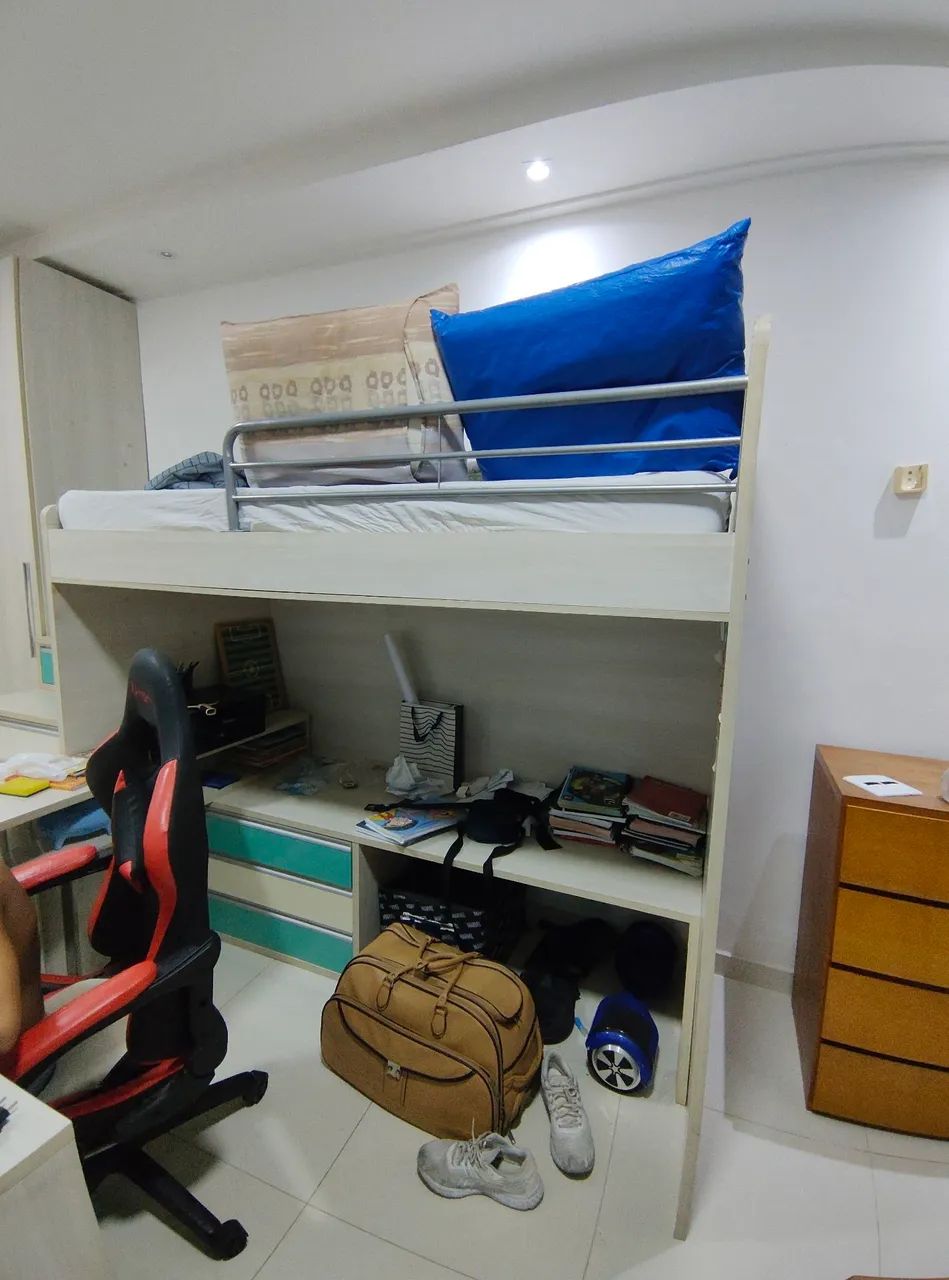 Quarto planejado juvenil com escritório - Foto 4