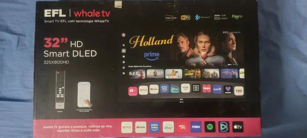 Smart TV 32 Polegadas EFL - 32SX800HD - Nova
