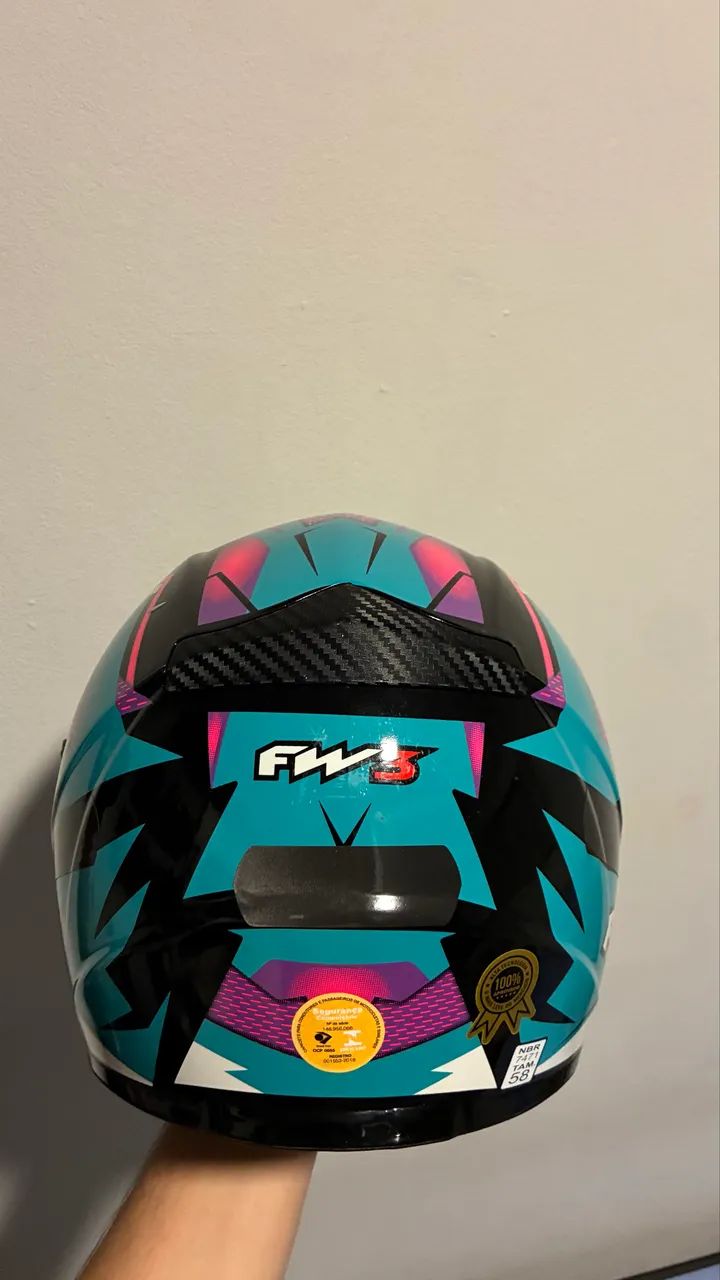 Capacete FW3 GTX FOX - Foto 5