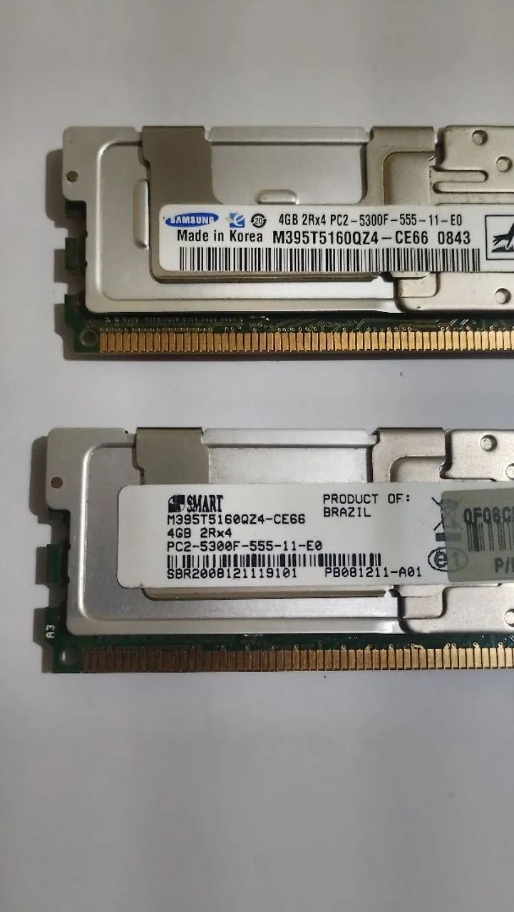 Memória RAM 4GB ECC DDR2  - Foto 3