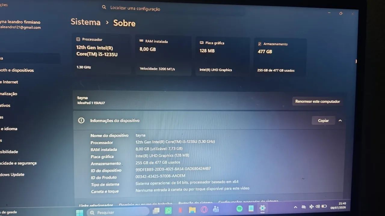 Notebook lenovo - Foto 4