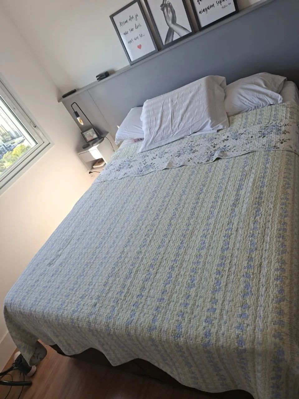 CAMA BOX COM COLCHÃO QUEEN - Foto 3